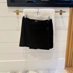 Black Aqua brand suede mini